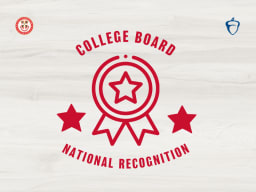 College Board National Recognition graphic