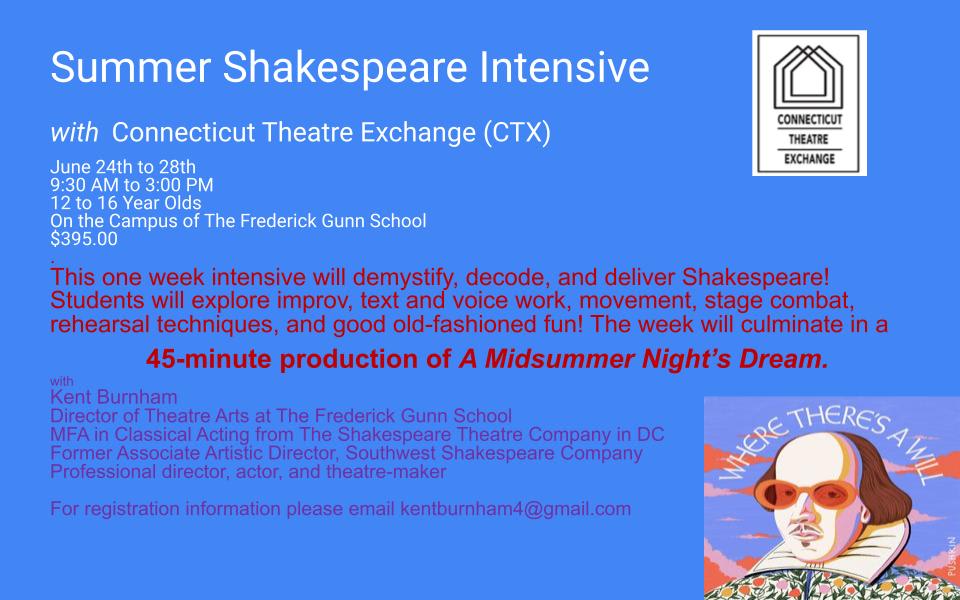 Summer Shakespeare Intensive