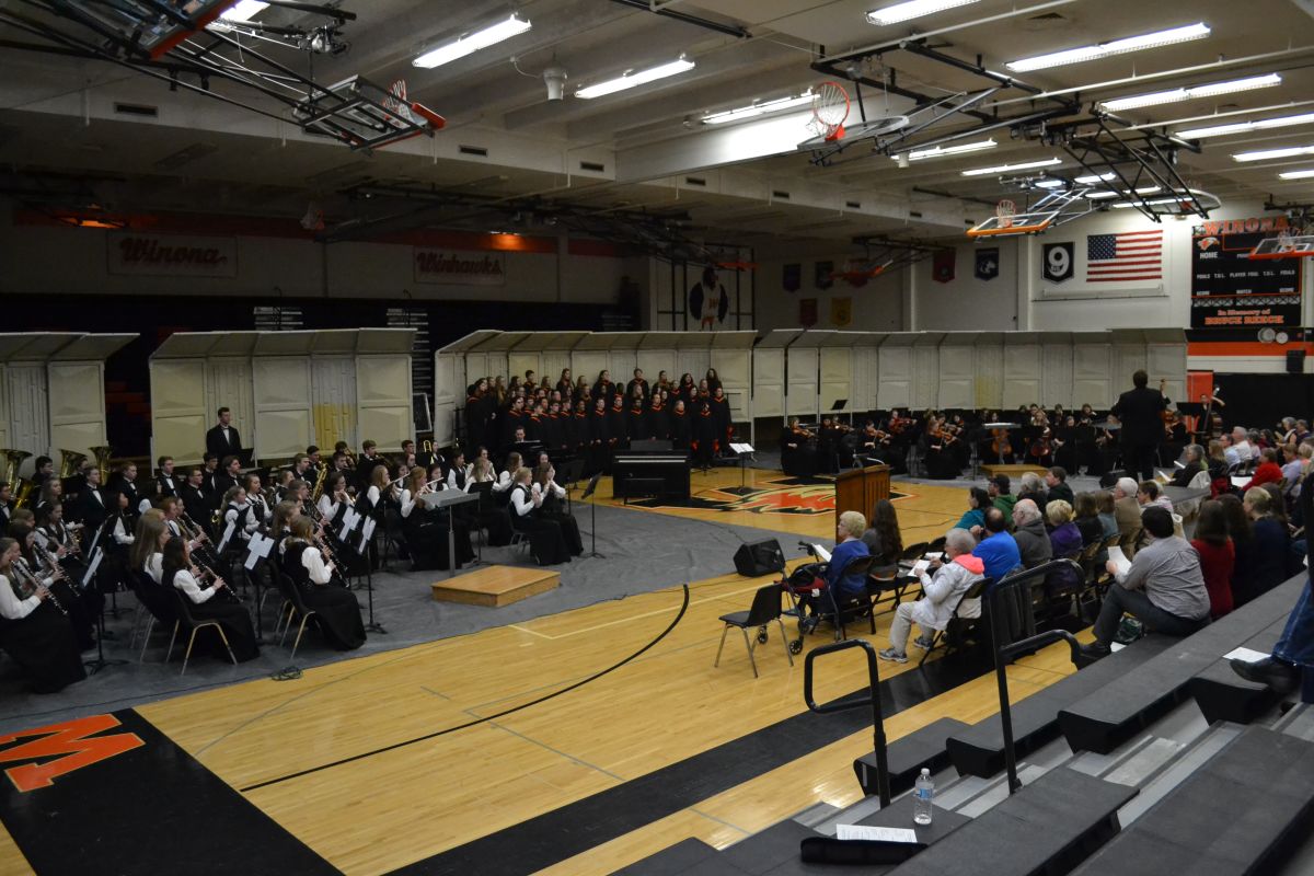 Watch the orchestra, band, choir combined concert from Sunday Post