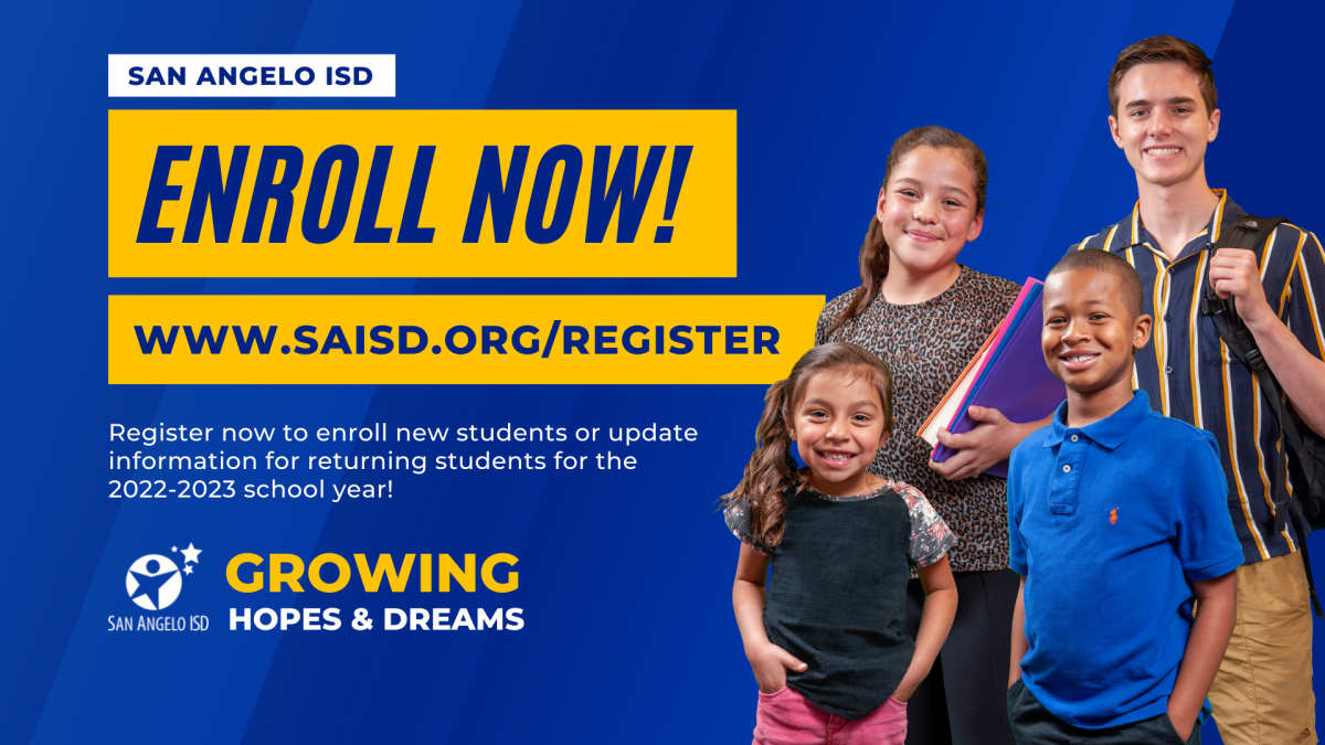 San Angelo Isd Calendar 2023 San Angelo Isd Enrollment For The 2022-2023 School Year Is Now Open | News  Item