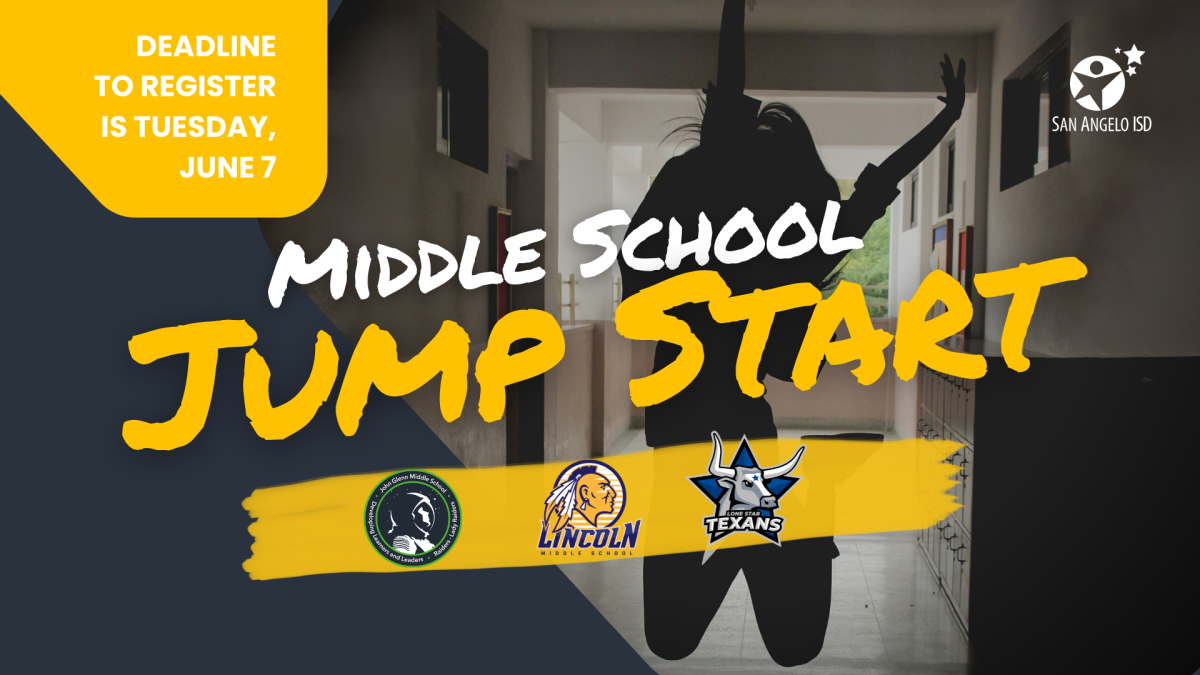 San Angelo ISD to Offer Middle School Jump Start Program News Item