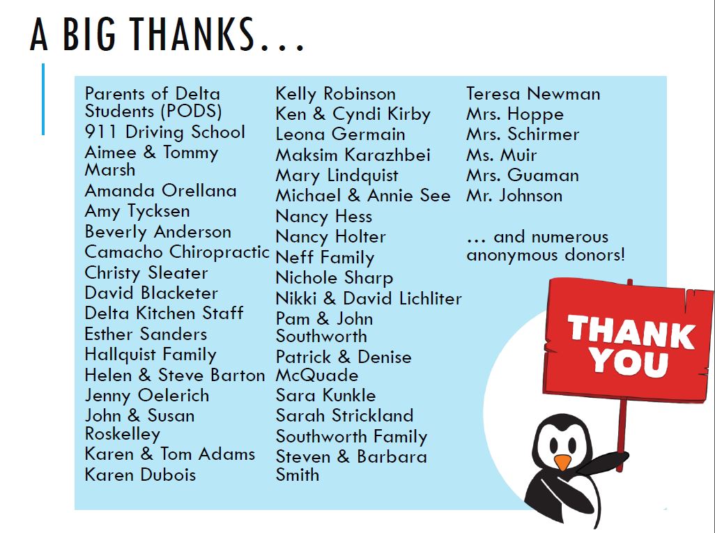 Thank you for your donation image