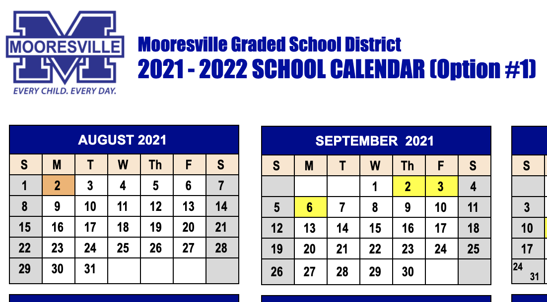 2022 school start date