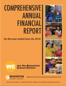 Comprehensive Annual Financial Report Audits Beaverton School