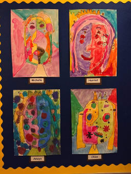 Picasso Inspired Art by Year 1