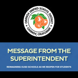 Title Arwork for Message from the Superintendent Reimagining OUSD Schools