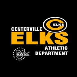 Image that reads Centerville Elks Athletic Department with Elks and GWOC logos