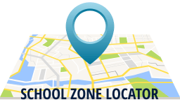 School Zone Locator map