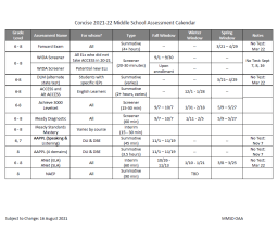 Mmsd Calendar 2022 Assessment Calendars For Schools - Madison Metropolitan School District