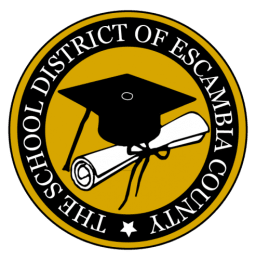 Logo for The School District of Escambia County, fL