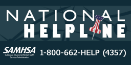 SAMHSA National Helpline 1-800-622-4357