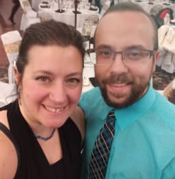 Portrait of Bryan Goetsch and a woman
