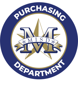 Purchasing Department circle logo with MISD and star in center