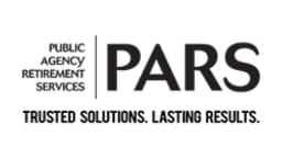 The image displays the logo for %22PARS%22, a public agency retirement services provider, with the t…