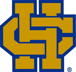 A copy of the trademarked CH logo in blue and Old Gold. 