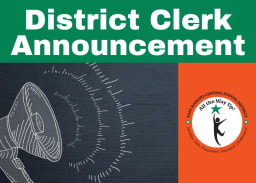 district clerk announcement icon