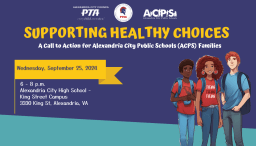You’re Invited: ACPS and PTAC Host Healthy Choices Forum on Wed., Sept. 25, 2024