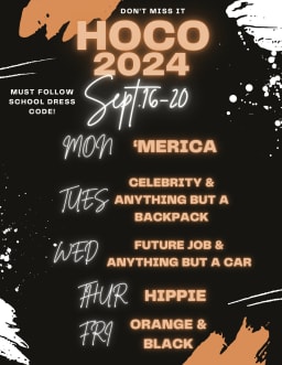 Homecoming Week Dress Up Days | News & Events