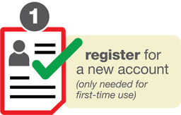 new account registration