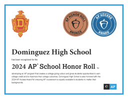 Dominguez AP Award