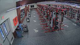 Weightroom interior view 1