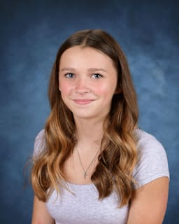 HMS 8th grader Makenzie Carter.