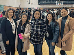 Counselors at Napa High career day