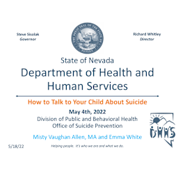 State of Nevada -Office of Suicide Prevention Presentation