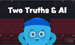 Two Truths &amp; AI Button