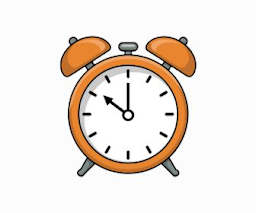An Orange Clock