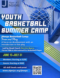Youth Basketball Summer Camp at Alper JCC Miami