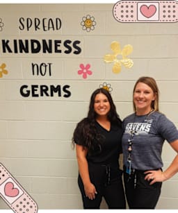 photo of EMS nurses: Ms. Krum & Ms. Wesner