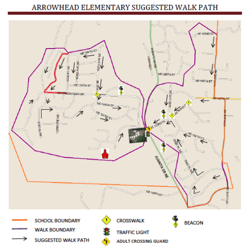 Parking & Transportation - Arrowhead Elementary