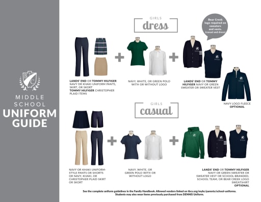 School Uniforms The Bear Creek School