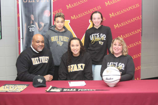 Olivia Summiel 19 Signs With The Wake Forest University Campus