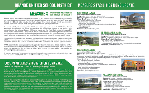 Measure S Orange Unified School District