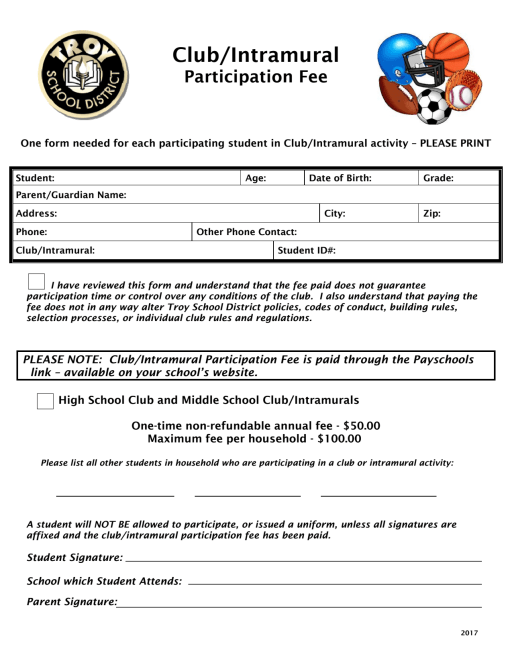 Intramural Sports Boulan Park Middle School