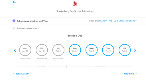 Spartanburg Day School Calendar