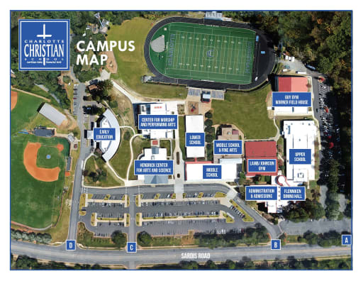 Campus Map Charlotte Christian School