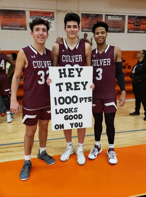 Cma Basketball S Trey Galloway Surpasses 1 000 Career Point Mark