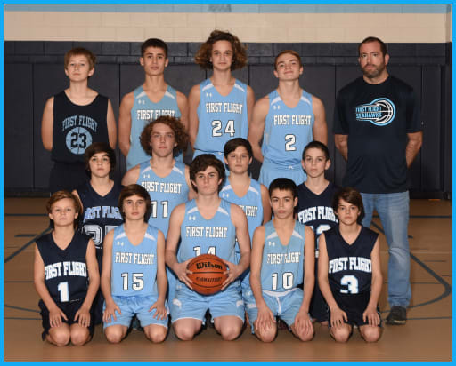 Boys Basketball First Flight Middle School