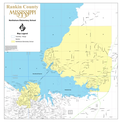 Rankin County District Map Rcsd District Maps - Rankin County School District