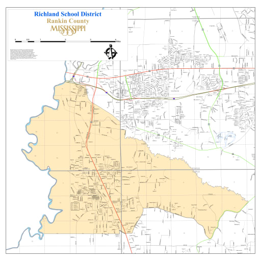 Rankin County District Map Rcsd District Maps - Rankin County School District