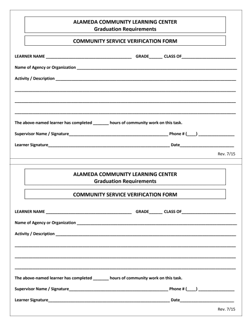 Useful Forms - ACLC