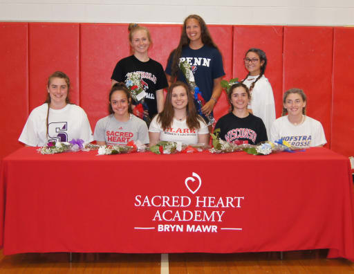 Senior Student Athletes Move On To Play In College Full Story Sacred Heart Academy Bryn Mawr