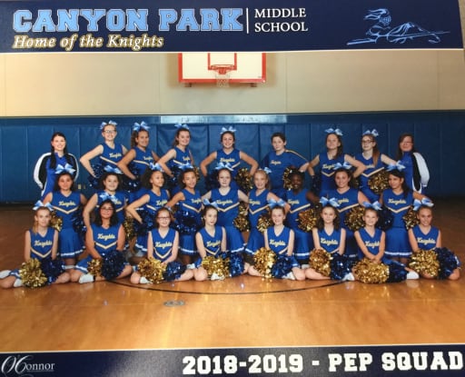 Pep Squad Canyon Park Middle