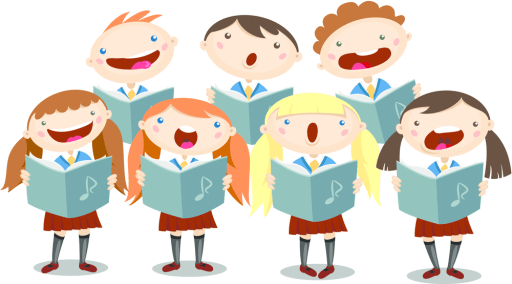 Image result for school choir cartoon