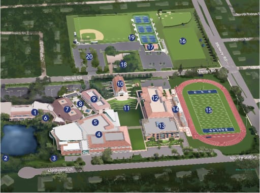 Episcopal High School Campus Map Our Campus   The Episcopal School of Dallas | Best Private Schools 
