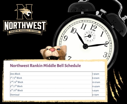 Bell Schedule Northwest Rankin Middle School