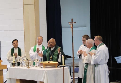 Archbishop Wilton Gregory Celebrated First Mass Of The 2019 20 School Year And Installed Dr Rick Wood Post Articles St Mary S Ryken High School